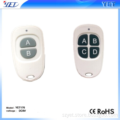 High quality wireless rf 315mhz 433mhz duplicate garage door face to face copy remote transmitter